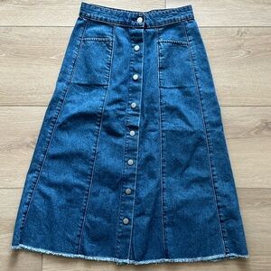 Hush Puppies Denim Midi Skirt